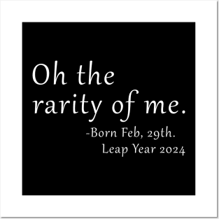 Feb 29th Birthday February 29th Leap Year Birthday Gifts Posters and Art